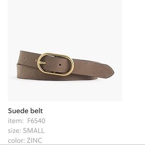 J. Crew Accessories - Jcrew suede belt like new J. Crew Accessories - Jcrew suede belt like new